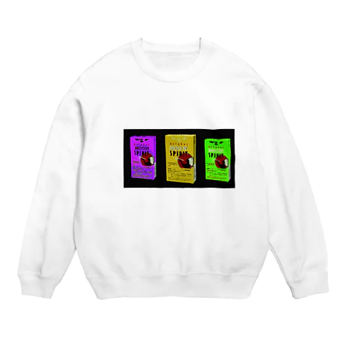 タバコポップアート Crew Neck Sweatshirt