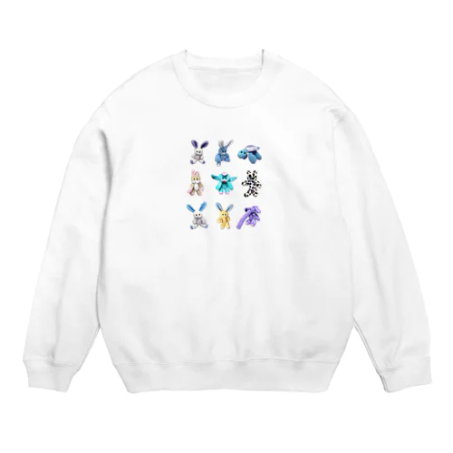 縫いぐるみファミリー Crew Neck Sweatshirt