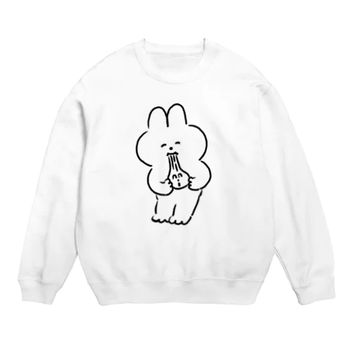 びよ〜ん肉まん Crew Neck Sweatshirt