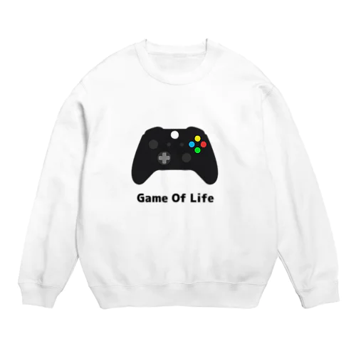 人生はゲームだ！！ Crew Neck Sweatshirt