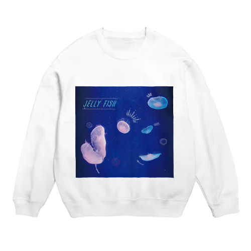 Jelly Fish！ Crew Neck Sweatshirt