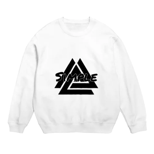 Simple "Black series" Crew Neck Sweatshirt