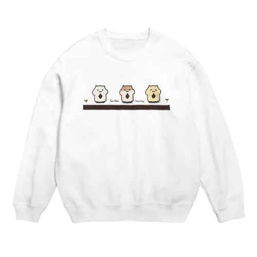 ハムスターはかく語りきB Crew Neck Sweatshirt