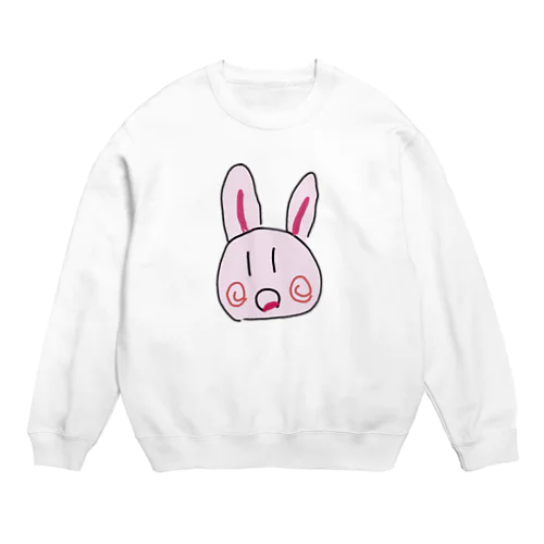 うさぎてにゃ Crew Neck Sweatshirt