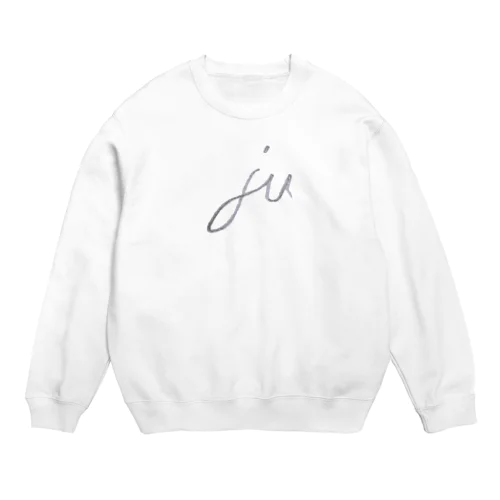 「ju」 ロゴスウェット Crew Neck Sweatshirt