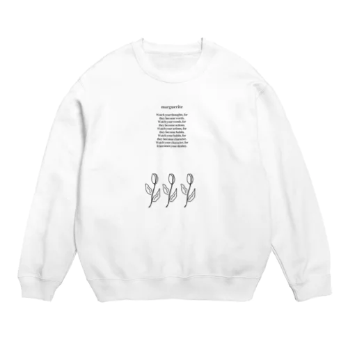 marguerite Crew Neck Sweatshirt