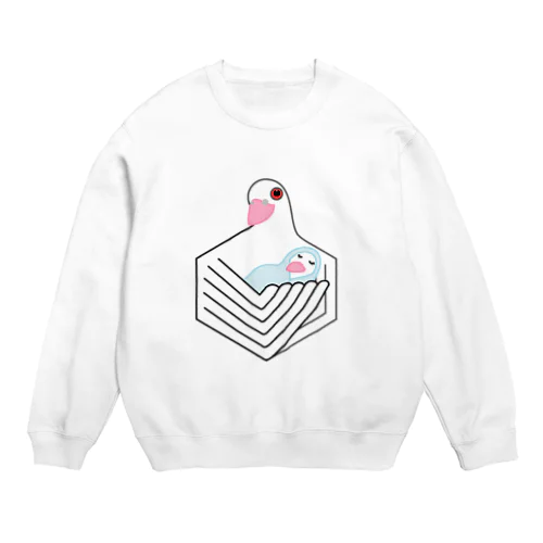 子守り鳩 Crew Neck Sweatshirt