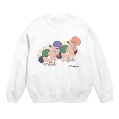 マルガリピンク Crew Neck Sweatshirt