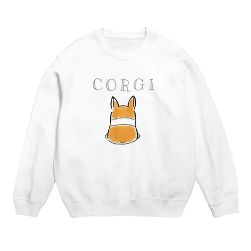 CORGI（コーギー）の後ろ姿 Crew Neck Sweatshirt