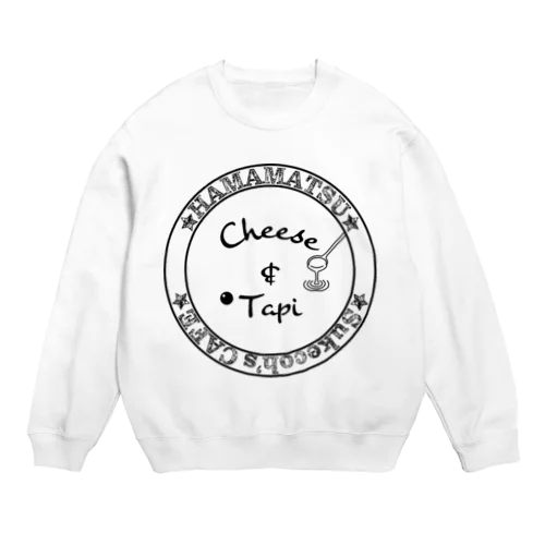 Cheese & Tapi公式ロゴ Crew Neck Sweatshirt