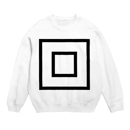 スクエア Crew Neck Sweatshirt