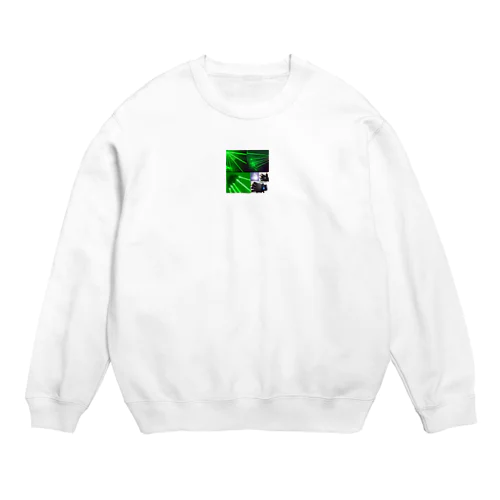 高出力レーザーポインター カラス工事野外用指示棒 焼く性能高い Crew Neck Sweatshirt