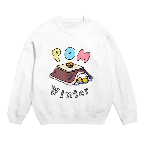 POM・winter 影付き Crew Neck Sweatshirt