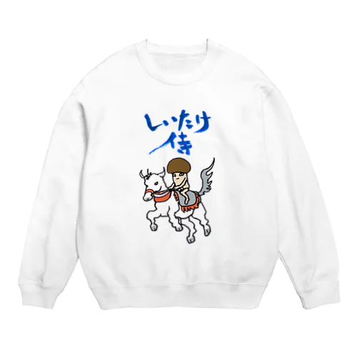 しいたけ侍シリーズ Crew Neck Sweatshirt