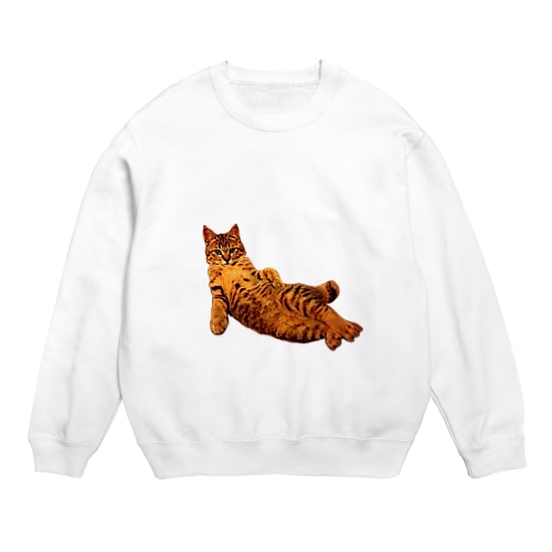 Elegant Cat ③ Crew Neck Sweatshirt
