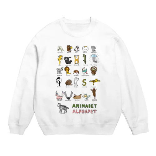 ANIMALS/ Crew Neck Sweatshirt