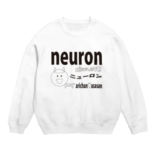 neuron公式 （黒文字） Crew Neck Sweatshirt