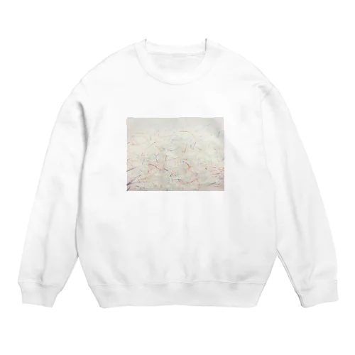 はじめてのおえかき。 Crew Neck Sweatshirt