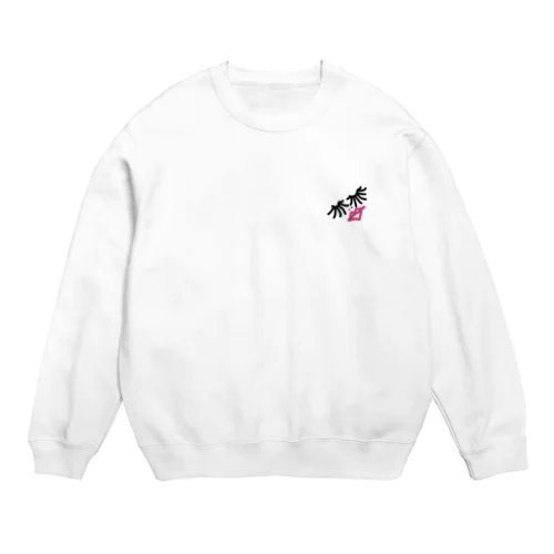 ワンポイントスウェット♡ Crew Neck Sweatshirt