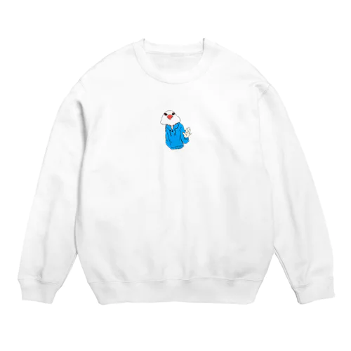 パーカー文鳥 Crew Neck Sweatshirt