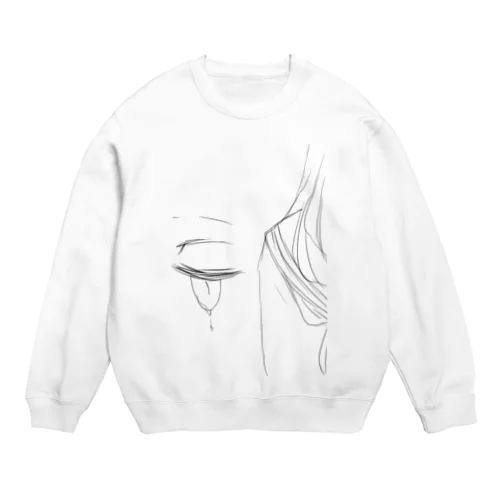 影のあるコ Crew Neck Sweatshirt