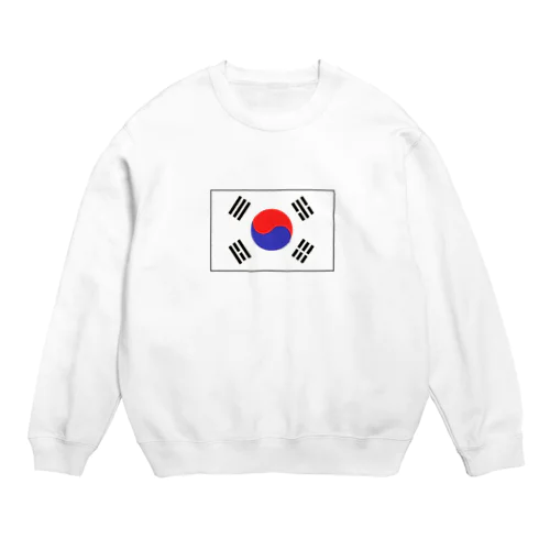 韓国ロゴ Crew Neck Sweatshirt