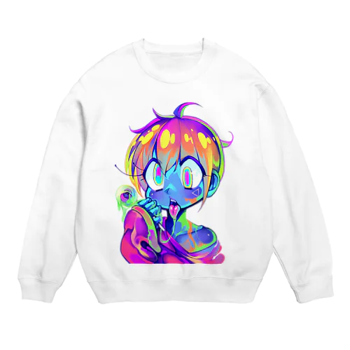 ゾンビ子ちゃん Crew Neck Sweatshirt