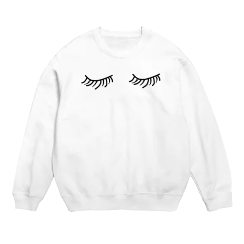 つけまつげたん Crew Neck Sweatshirt