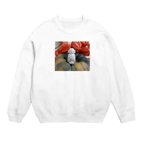 可愛いお地蔵様 Crew Neck Sweatshirt