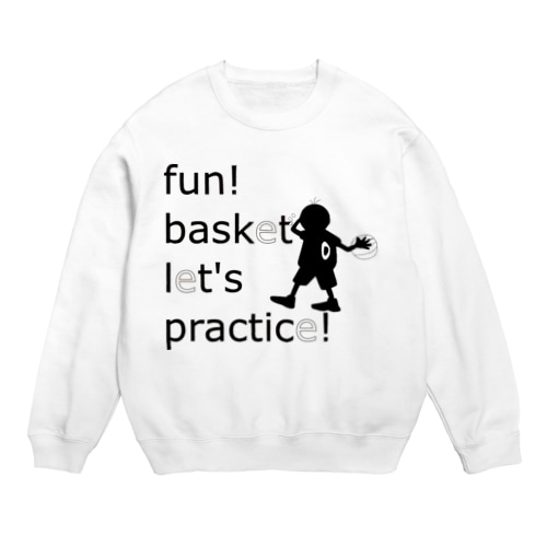 Fun! Basket Black Crew Neck Sweatshirt