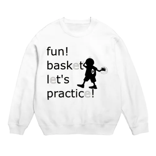 Fun! Basket Black Crew Neck Sweatshirt