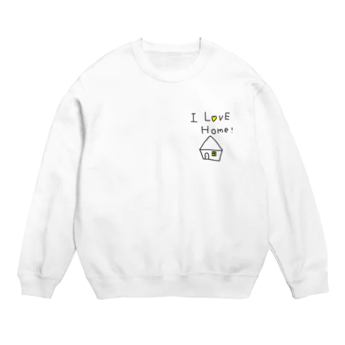 I LOVE HOME  Crew Neck Sweatshirt