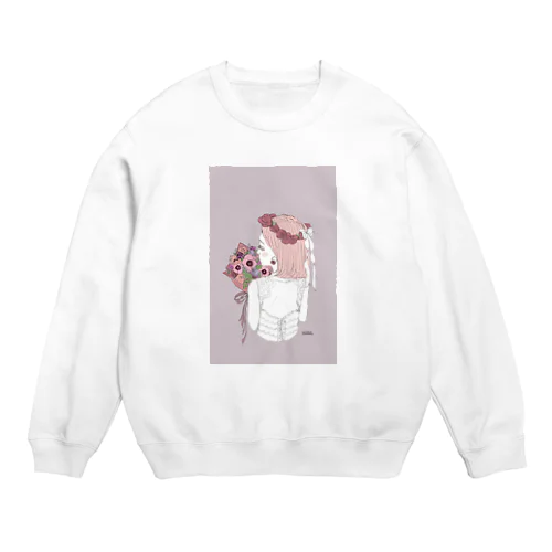 flower girl Crew Neck Sweatshirt