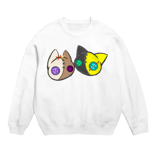 【つむぎはぎシリーズ】トラとウマ Crew Neck Sweatshirt