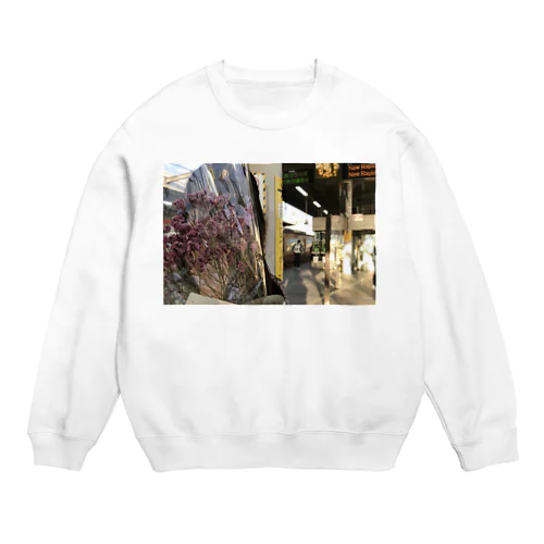 夕方、別れ Crew Neck Sweatshirt