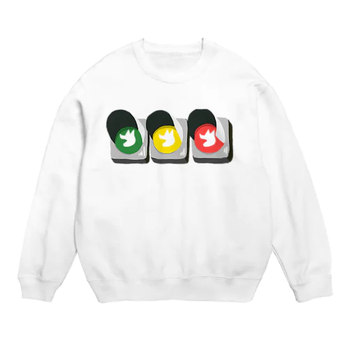 チャッピーとシビビ Crew Neck Sweatshirt