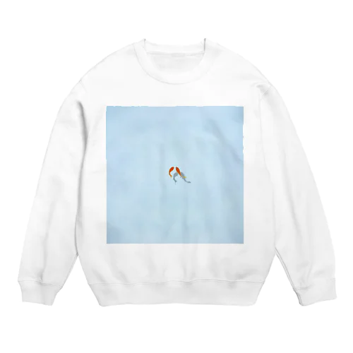 金魚のカップル Crew Neck Sweatshirt