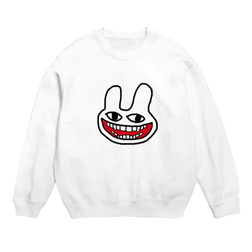 赤口ウサギ Crew Neck Sweatshirt