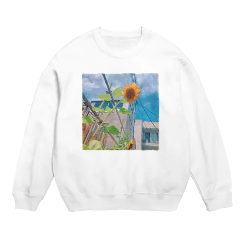 「ひまわり」 Crew Neck Sweatshirt