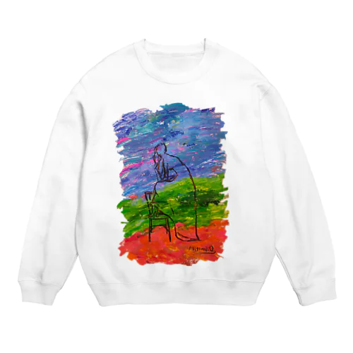 モダンな女 Crew Neck Sweatshirt