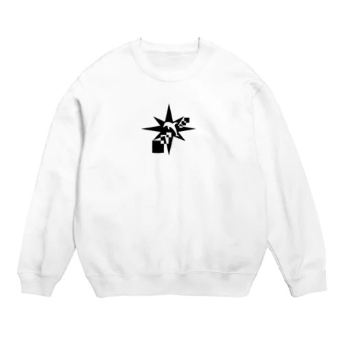 シンプルデザイン Crew Neck Sweatshirt