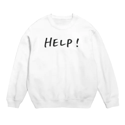 HELP Crew Neck Sweatshirt