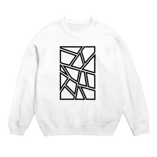 コマ割り Crew Neck Sweatshirt