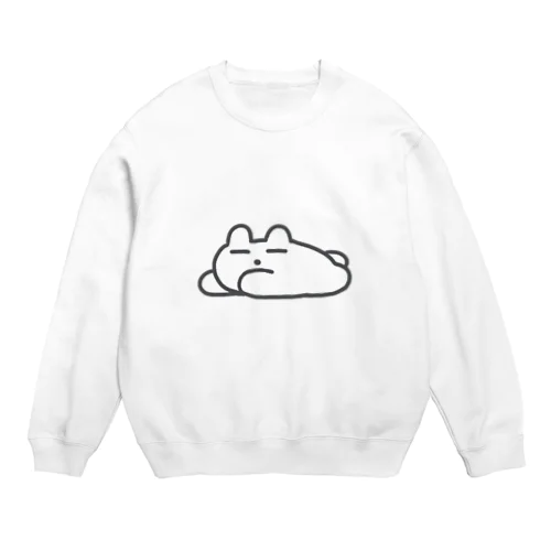 だるだるにんげんちゃん Crew Neck Sweatshirt