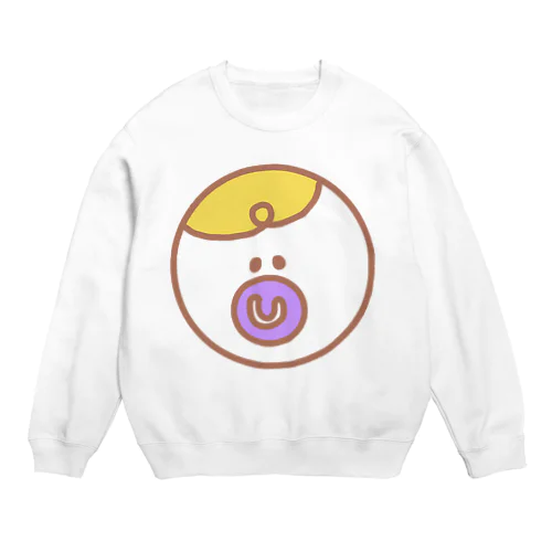 シンプルBaby Crew Neck Sweatshirt