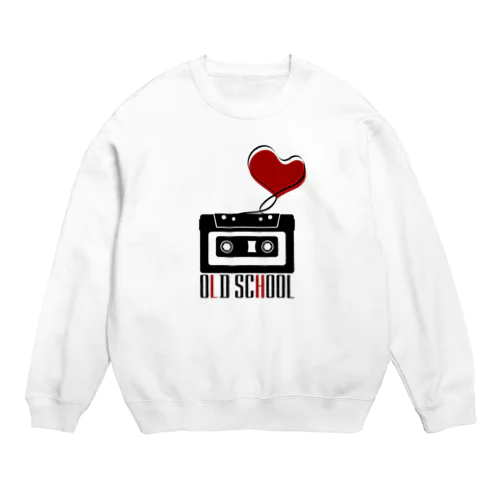 Compact Cassette / Old School Crew Neck Sweatshirt