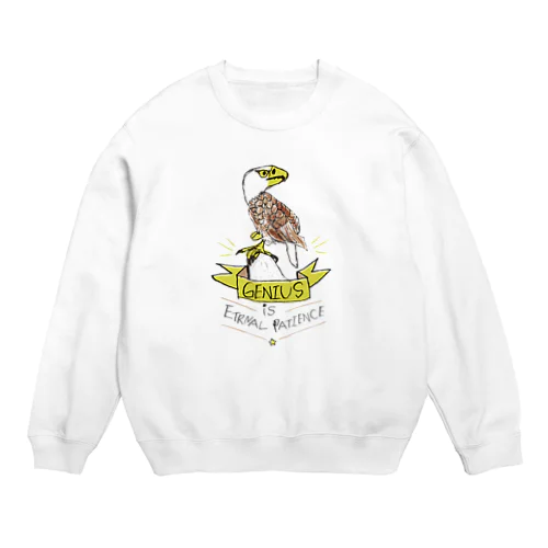 Children's Art / 鷲 Crew Neck Sweatshirt