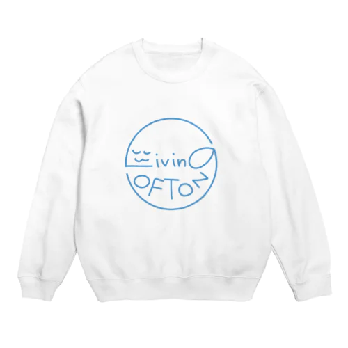 まあるいオフトゥンぐらし！ロゴ Crew Neck Sweatshirt