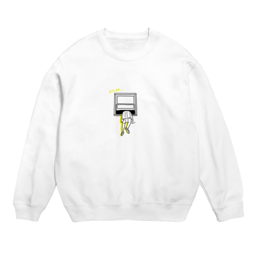 ぜんぜんだいじょうぶ Crew Neck Sweatshirt