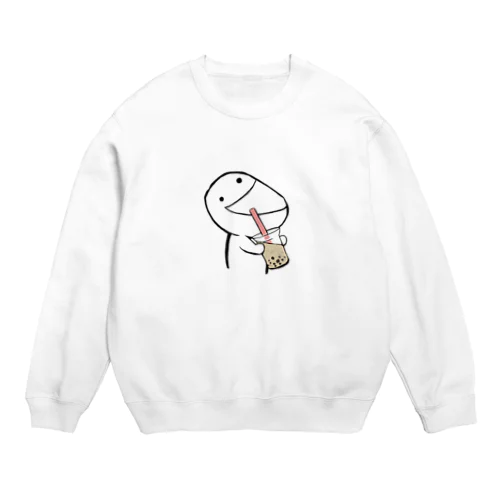 あたまのわるいひと Crew Neck Sweatshirt